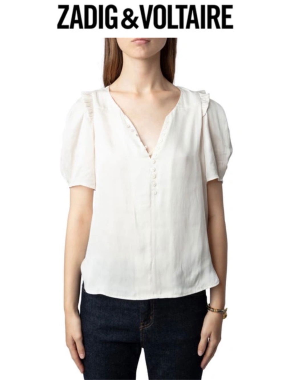 Zadig & Voltaire Twity Satin Top